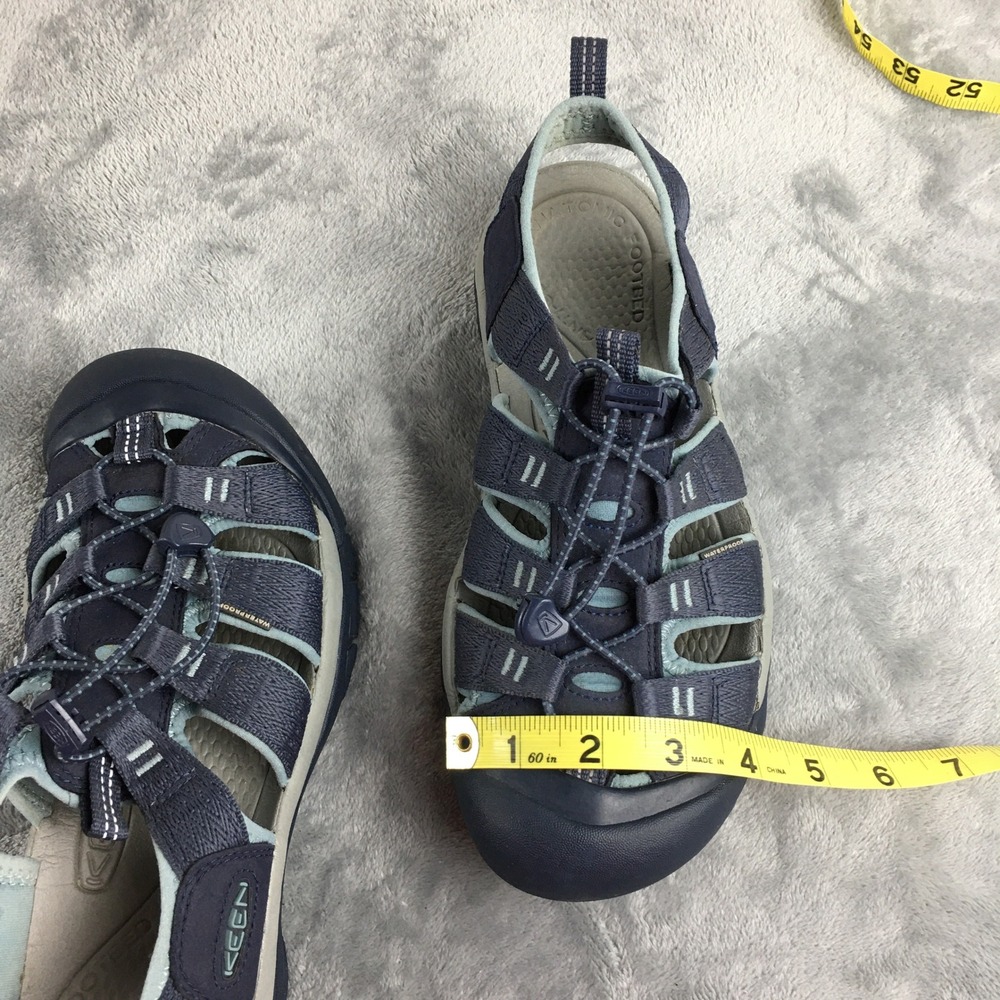 KEEN Newport H2 Hiking Sandals Womens 9 Navy Blue Toggle-Lace Outdoor Gorpcore - Picture 7 of 13